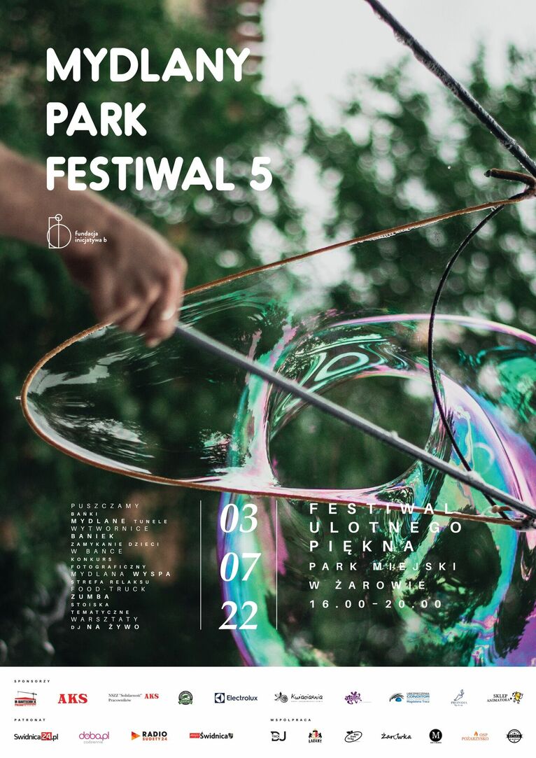 Mydlany Park Festiwal 5 plakat