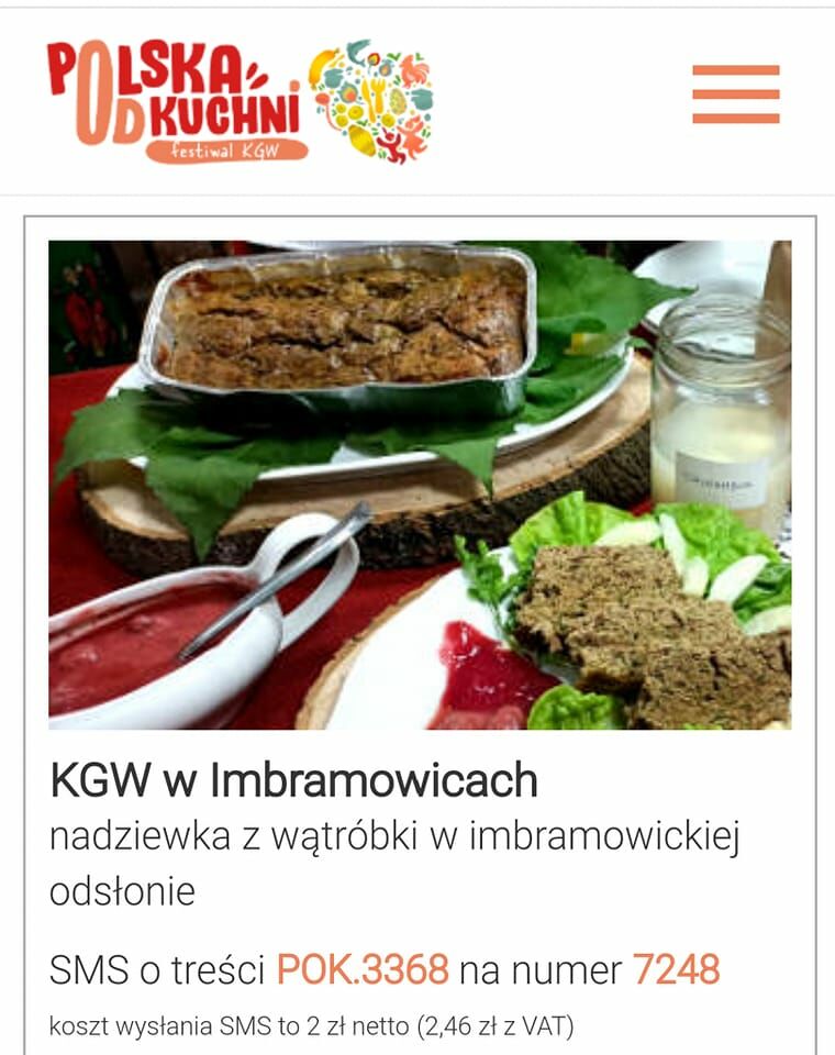 KGW Imbramowice potrawa